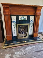 Victorian Gas Fire Place With