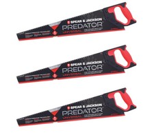 Spear & Jackson B9822 Triple Pack Predator Universal Saw 22 x 8pts (Pack of 3