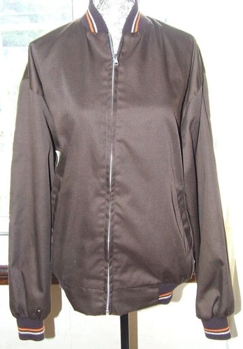 Size brown vintage bomber - size,