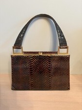 Jane Shilton Genuine Snake Skin Handbag - Vintage