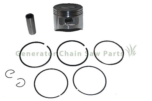 Piston kit with - with, ring