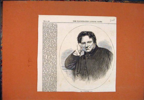 Original old antique print - original,