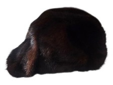 Ladies vintage brown mink fur - brown,