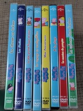 Peppa Pig DVDs X8  French