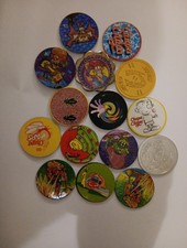 Chapati Caps Pogs X12 Plus 2 Metal And 1 Slammer