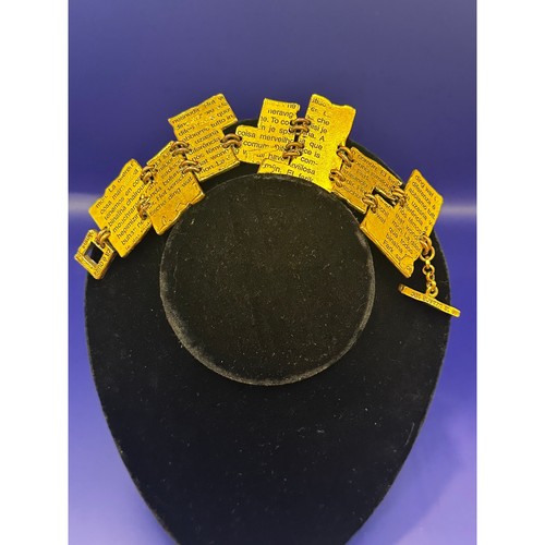 Vintage danon israel - gold, tone