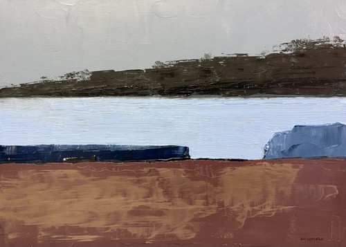 Abstract coastal landscape - abstract,