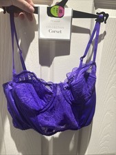 Primark Purple Corset Top Size