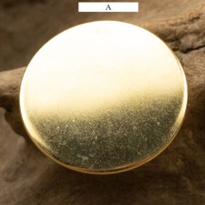 8X Brushed  Brass Metal