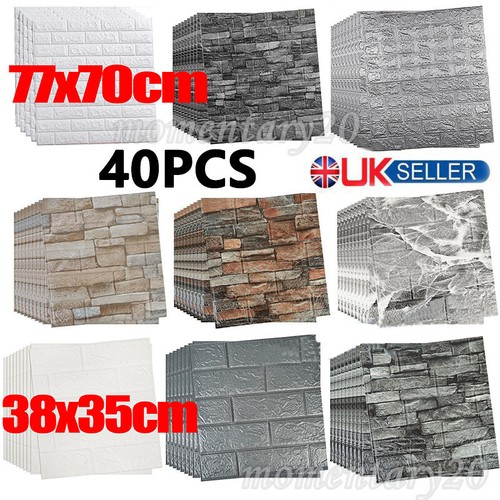 40pcs tile brick wall - 40pcs,