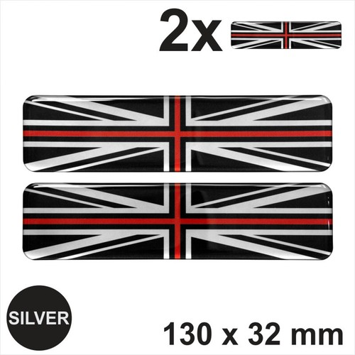 130mm black silver red - 130mm,