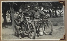Antique vintage speedway race motorcycle J.A.P photograph original 30s 40s #34