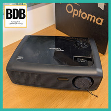 Optoma DS316L DLP Projector with Cables, Remote, Manual, Box *Spares or Repairs*