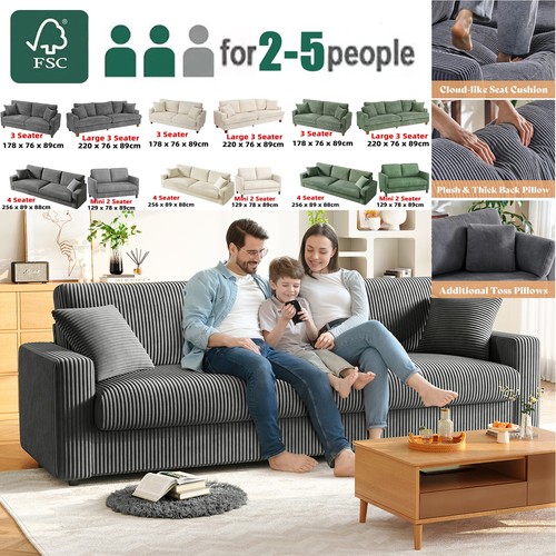 Jumbo cord sofa modern - jumbo,