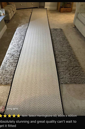 Herringbone stair runner - herringbone,