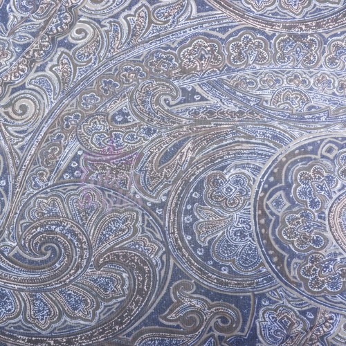 Navy paisley power mesh - power,