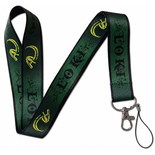 Marvel comic loki - marvel, lanyard