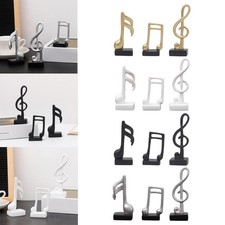 3 Pieces Musical Notes Statues