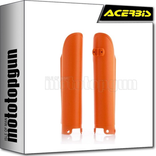 Acerbis fork cover orange - orange, ktm