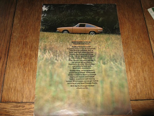 1960s 70s bond equipe - 70s, gt