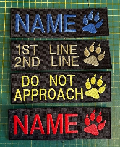 Personalised dog name badge - dog, id