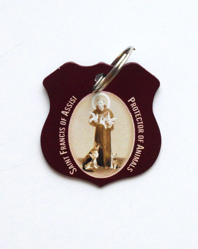 Saint francis pet medal - saint, 1-1/4"