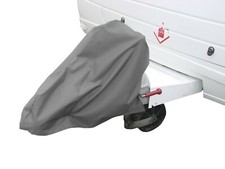 Universal Caravan Hitch Cover Grey Trailer Tow Ball Coupling Lock Cover