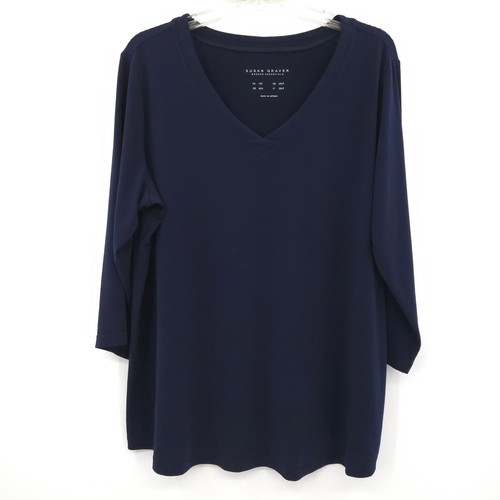 Susan graver liquid knit - knit, top