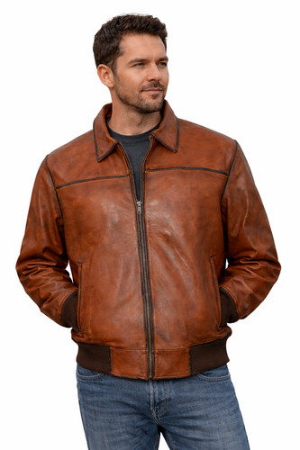 Mens tan brown - brown, leather