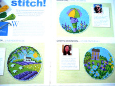 MOTIFS WITH A 'SPRINGTIME' THEME,  3 CROSS STITCH CHARTS. FOR CHARITY 🎁