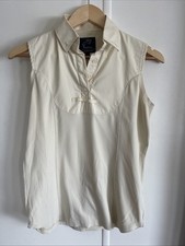 Used Yellow Equetech Show Shirt Size 10.