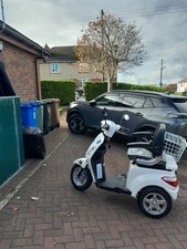 VELECO ZT15 3 Wheeled ELECTRIC MOBILITY SCOOTER 900W WHITE