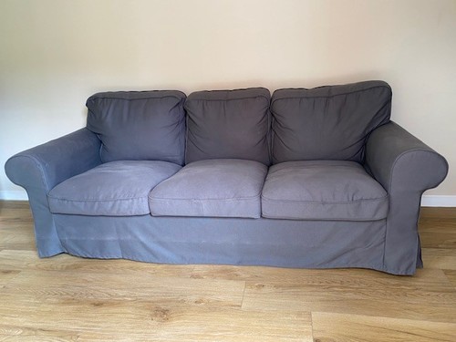 Ikea ektorp grey seater sofa - grey, 3-seater