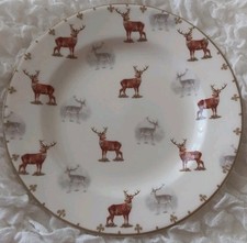 SPODE PLATE Glen Lodge Stag
