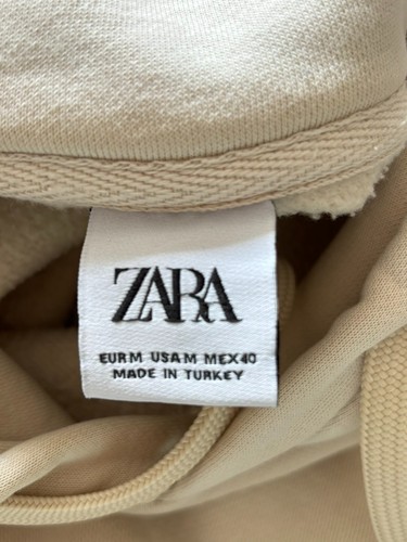 Zara oversized cream hoodie - zara,