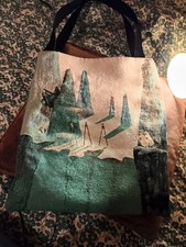 Thick, Lined Fabric Shoulder Original Moomin Bag.. VGC. From Smoke Free Home..