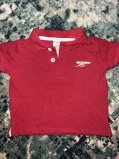 Arsenal Baby Red Polo Shirt 6-9 Months