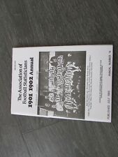 1901 -1902 AFS the Association of Football Statisticians Football League Annual