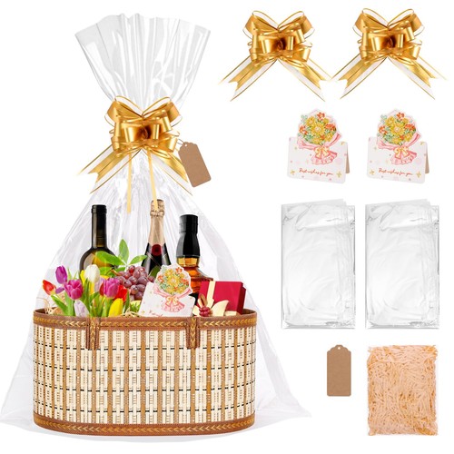 Empty hamper baskets woven - empty,