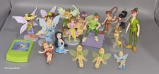 Disney Peter Pan And Tinkerbell Toy Figures Cake Toppers Bundle.