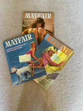 Vintage Men’s Mayfair Magazines x 3. Volume 16 No’s 7, 8 and 9.