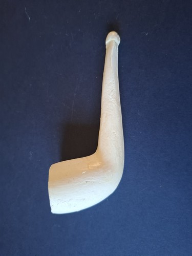 Antique clay pipe - clay,