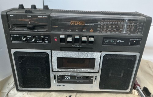 Vintage philips boombox radio - vintage,