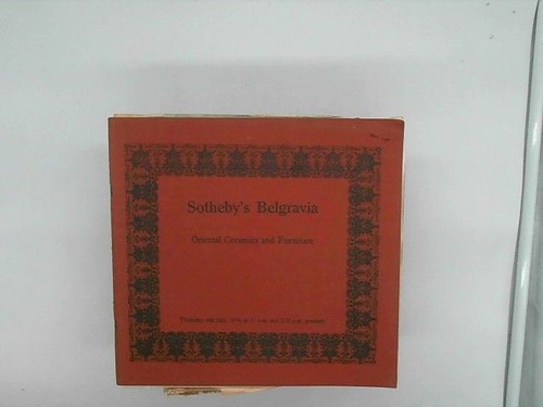 Oriental ceramics and - ceramics,