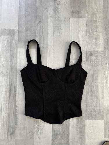 Shein black lace - black, corset
