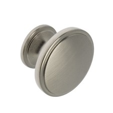 Satin Nickel Cupboard Door / Drawer Knob | kitchen cabinet wardrobe furniture