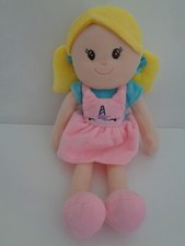 Chad Valley Doll Soft Toy  Rainbow On Dress