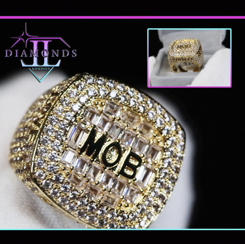 Mens gold hip - gold, ring
