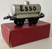 Vintage Hornby Trains O Gauge No 1 Esso Petrol Tank Wagon Original Boxed