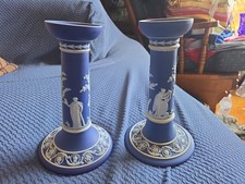 Pair Wedgwood Cobalt Blue
